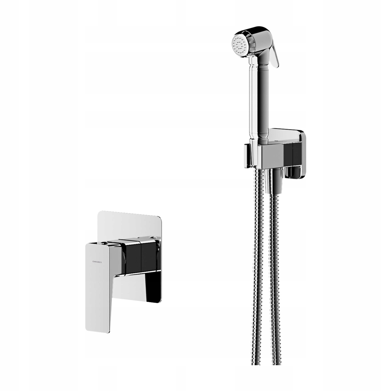 Omnires Parma Bidet Set, skrytý chróm