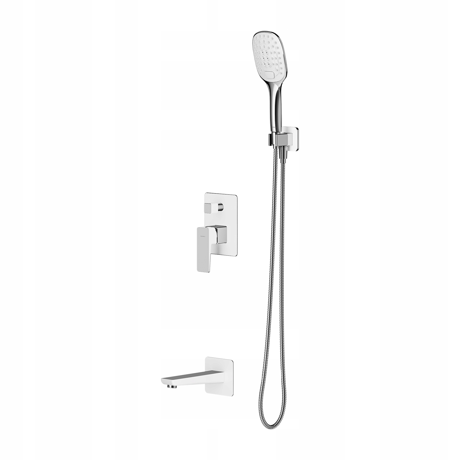 Omnires Parma Bathtub P / T, biela / chróm
