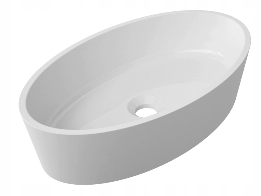 Umývadlo - Omnires Siena Washbasin 50x30 cm Šedý lesk