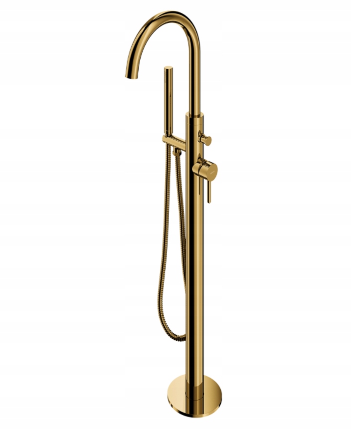 Vaňová batéria - Omnires Y FreeStanding Wanning Battern Gold