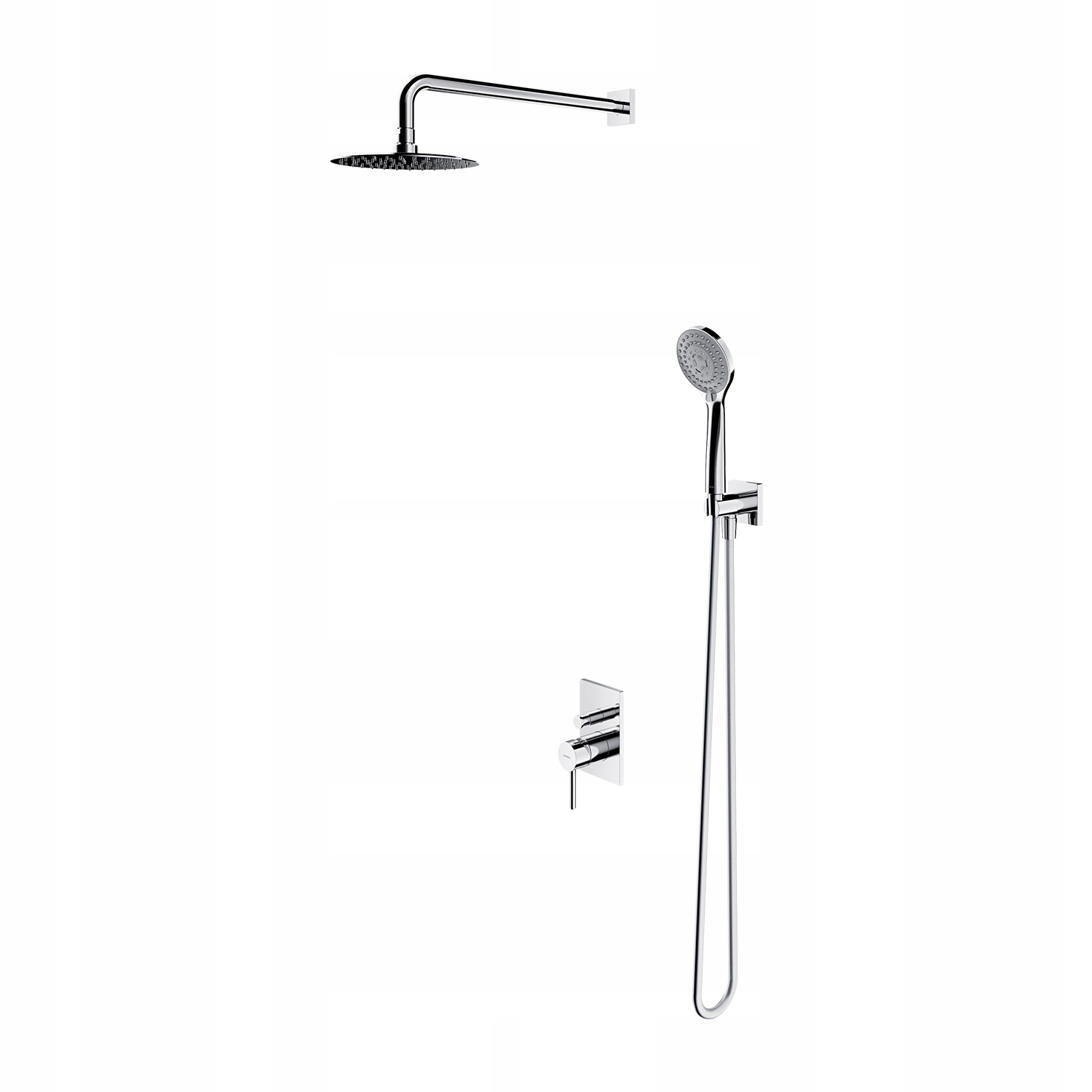 Hansgrohe čierny matný mandový prášok