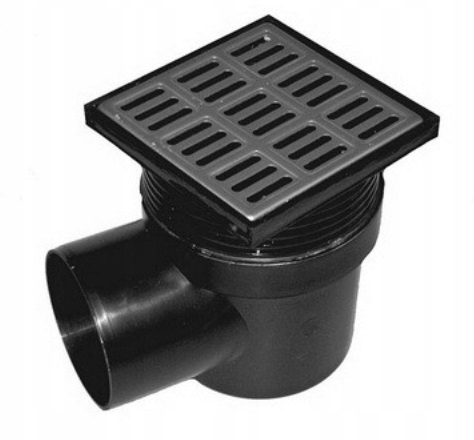 Sprchový žľab odtok - Štvorcový drenáž prístup 15 cm