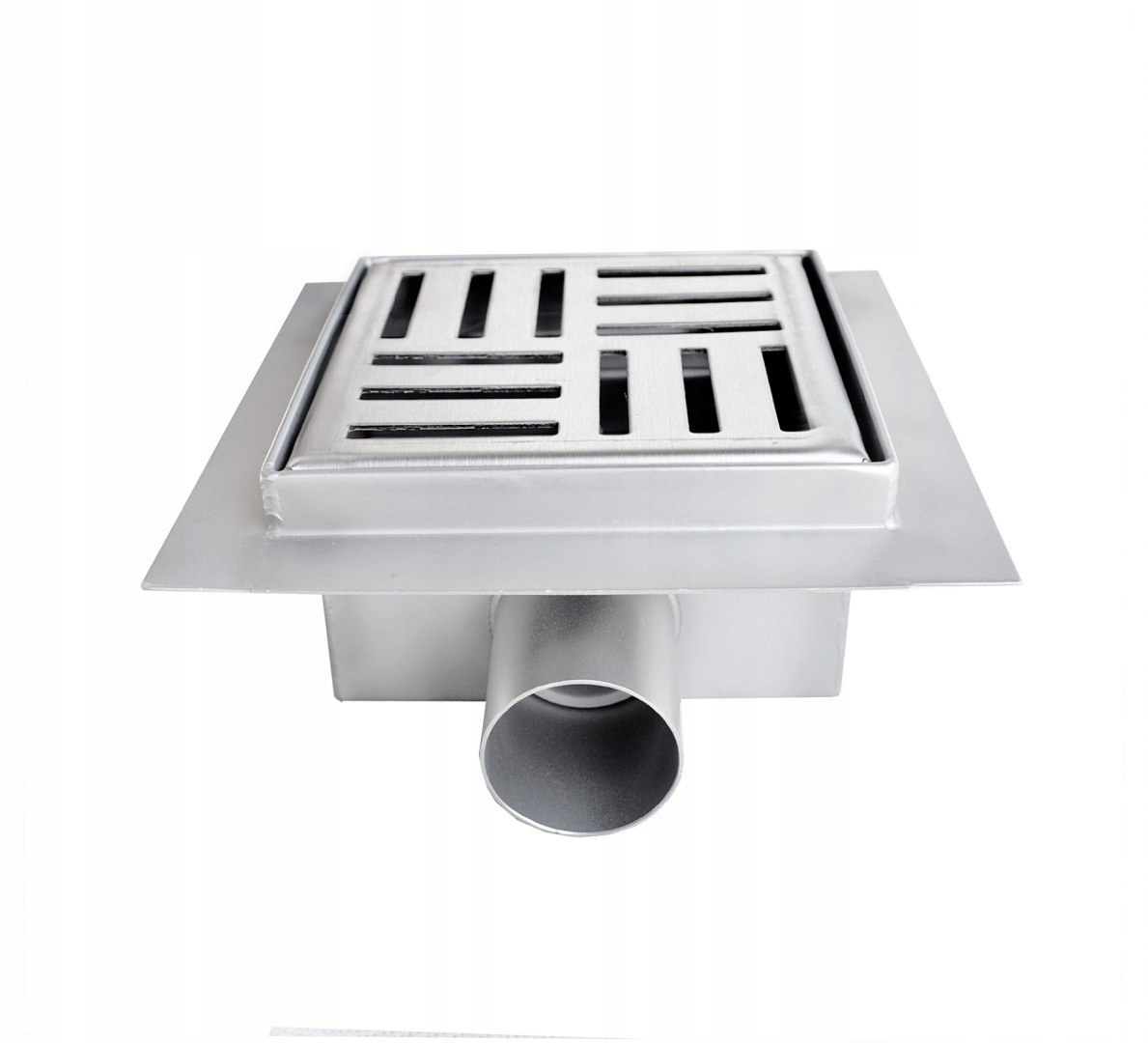 Sprchový žľab - Štvorcový odtok minimalistických odpadových vôd 15x15