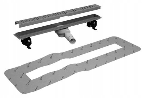 Sprchový žľab - Lineárny odtok 85 cm Radaway, prevedenie Basic
