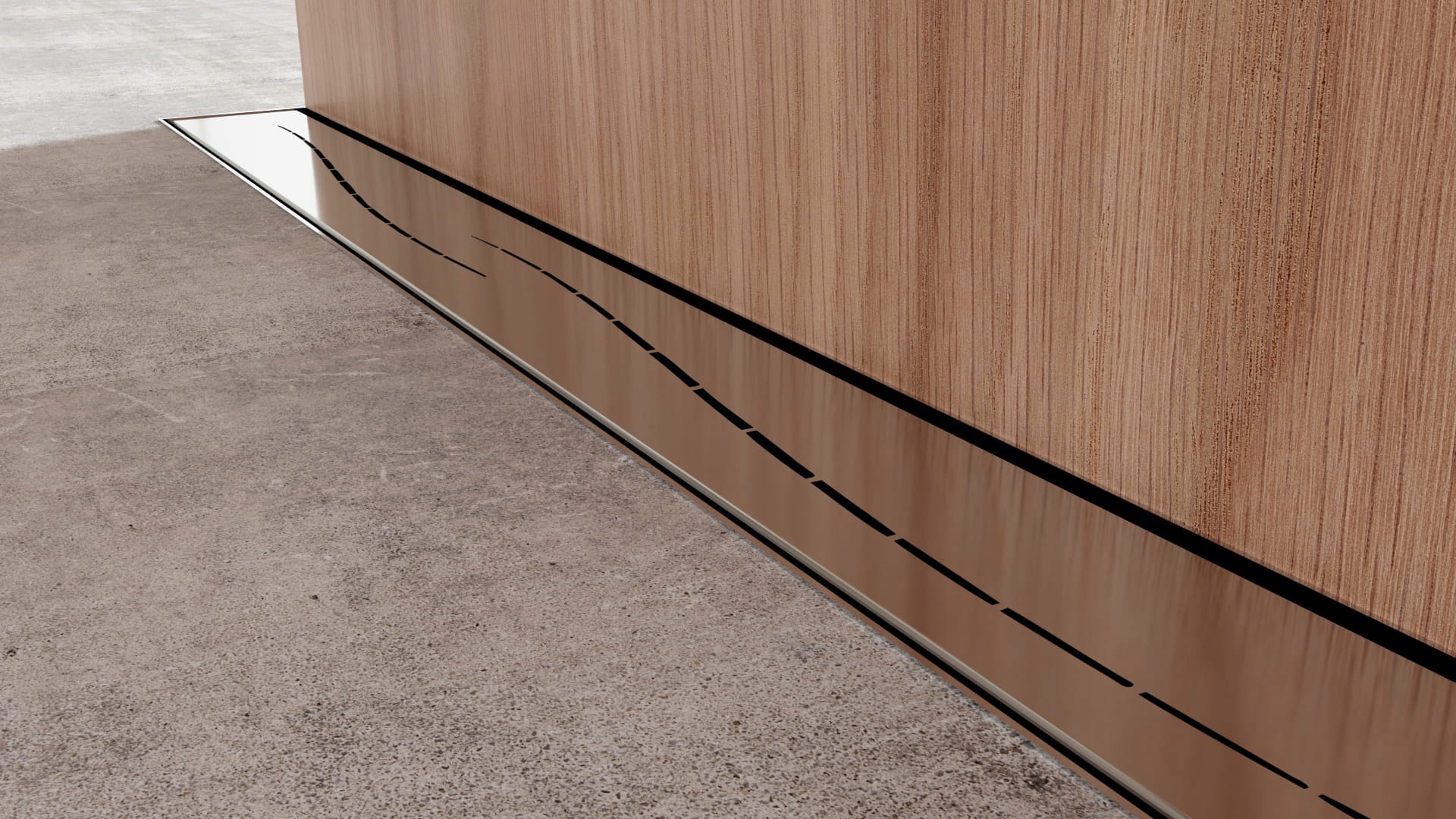 Sprchový žľab - Lineárny Outflow CEDOR Super Slim SEA 90cm