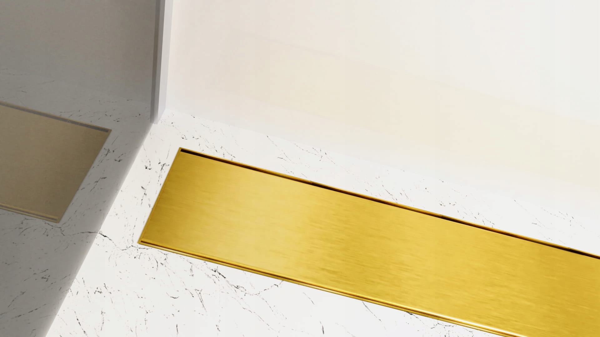 Sprchový žľab - Premium Gold Lineárny odtok Zlatý nápad 90cm CEDOR