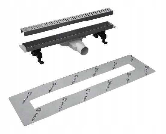 Sprchový žľab odtok - Tenký odtok vložky 95 cm grat Basic Radaway