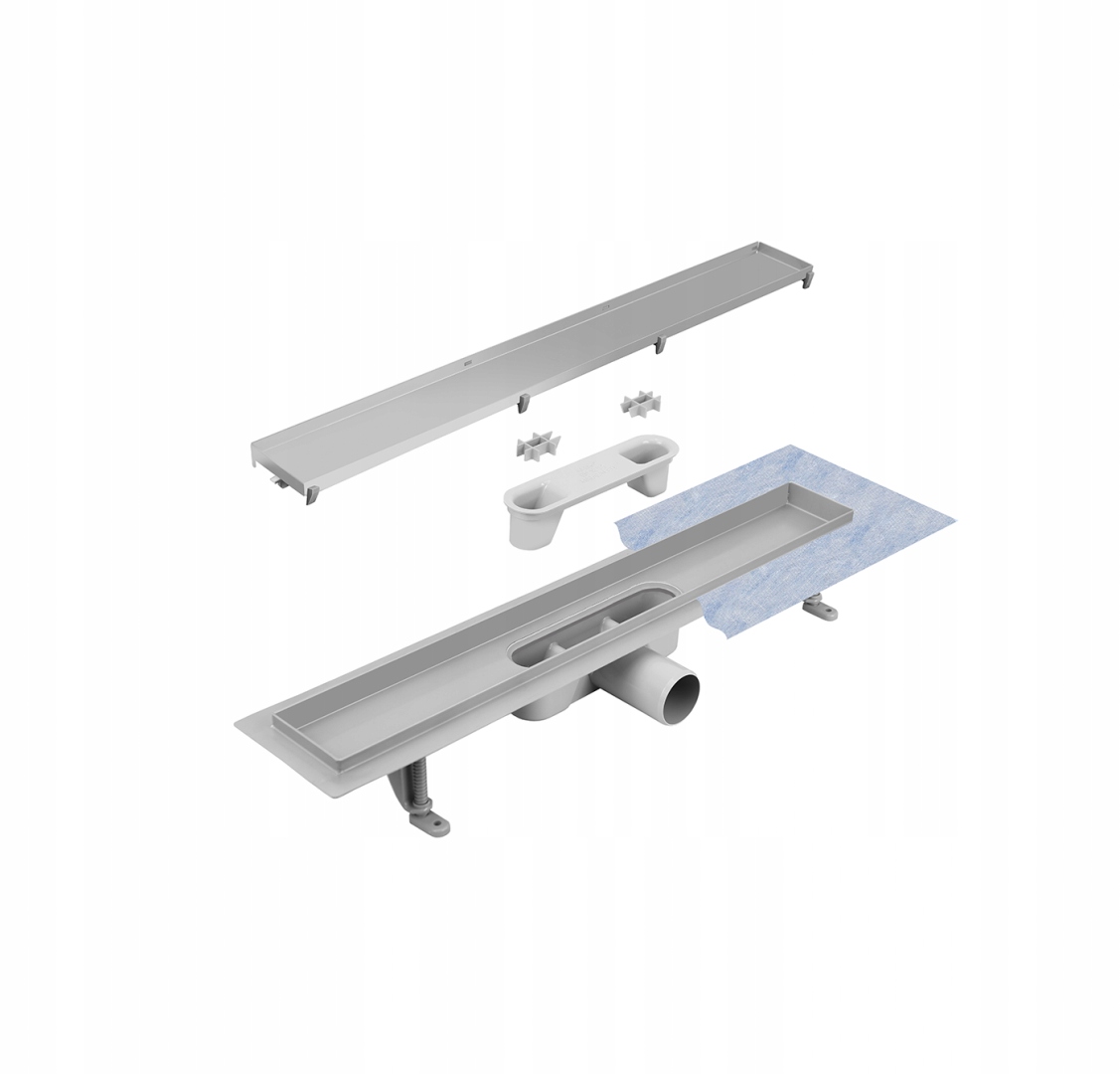 Sprchový žľab - Lineárny Outflow Panny Basic 600 GRID 2IN1 BESCO