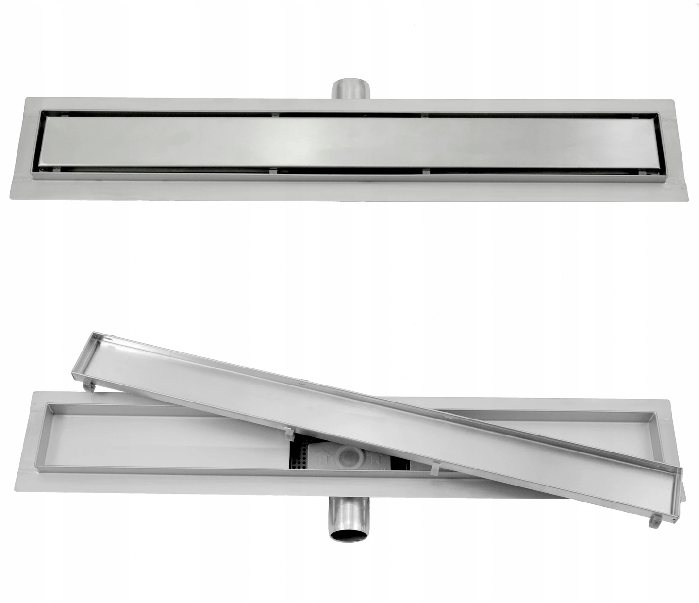 Sprchový žľab - Lineárny odtok pod 90 cm doskou - obojstranná