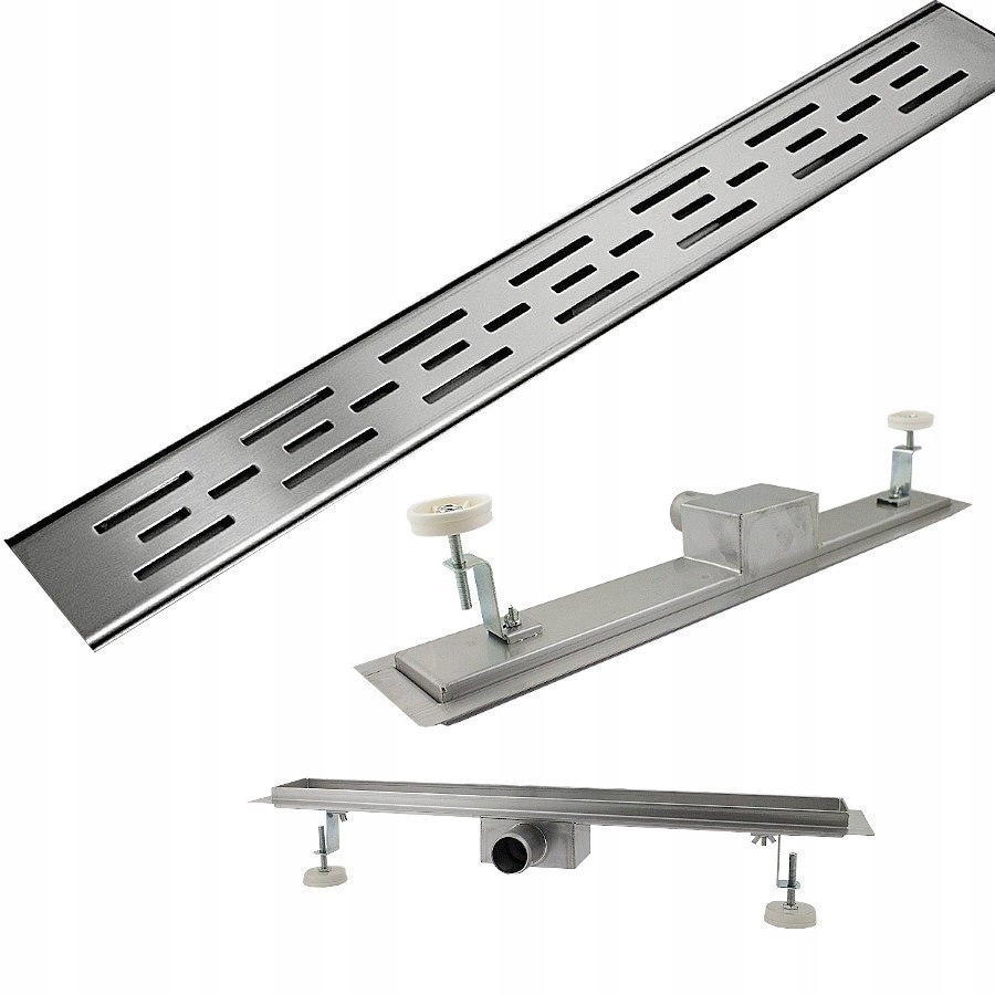 Sprchový žľab odtok - Podlahová lineárna pre kúpeľňovú maticu 90 cm s