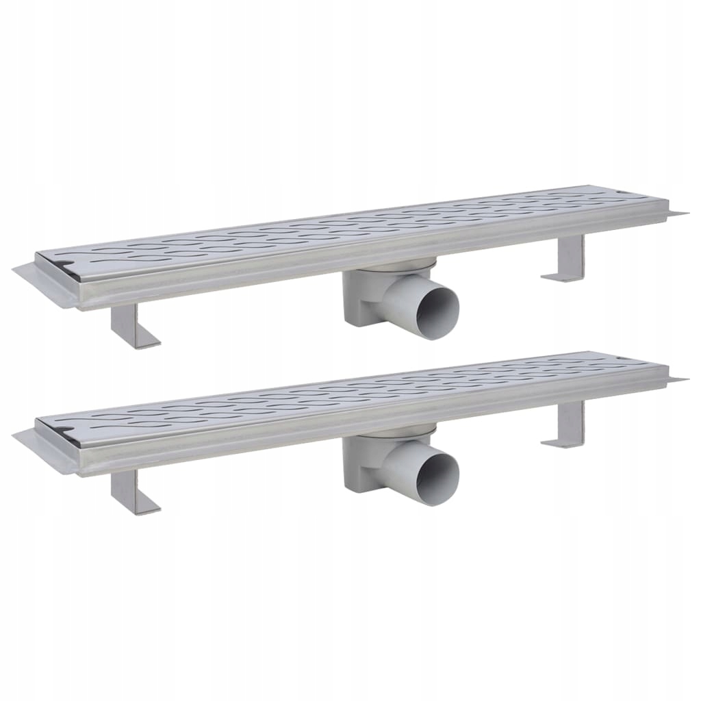 Sprchový žľab odtok - Vidaxl lineárny výtok 63 cm