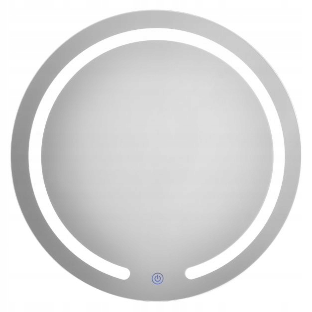 Okrúhle LED kúpeľňové zrkadlo s priemerom 50 cm