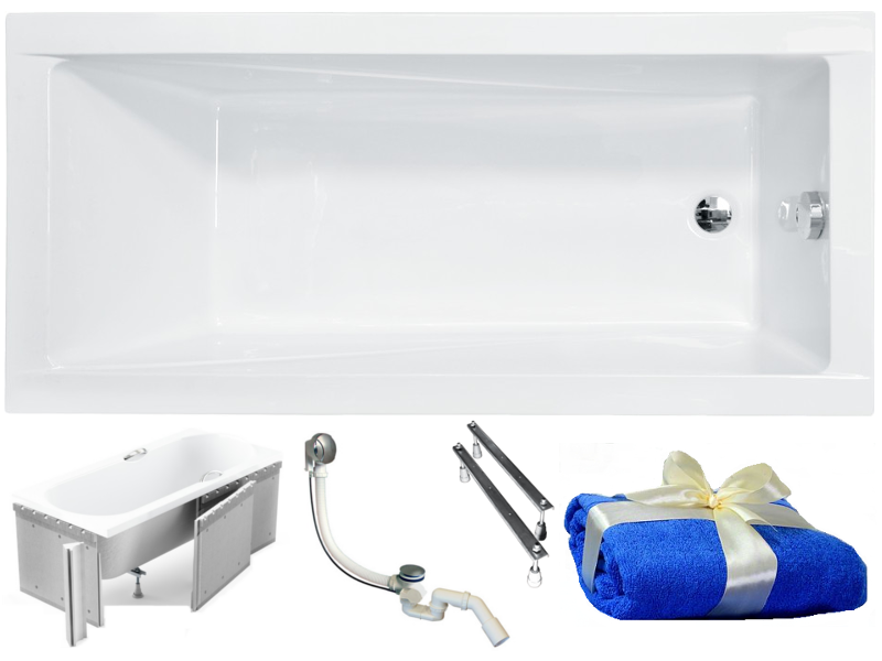 Vaňa - Besco Avita Slim Corner chce 170x75 vľavo