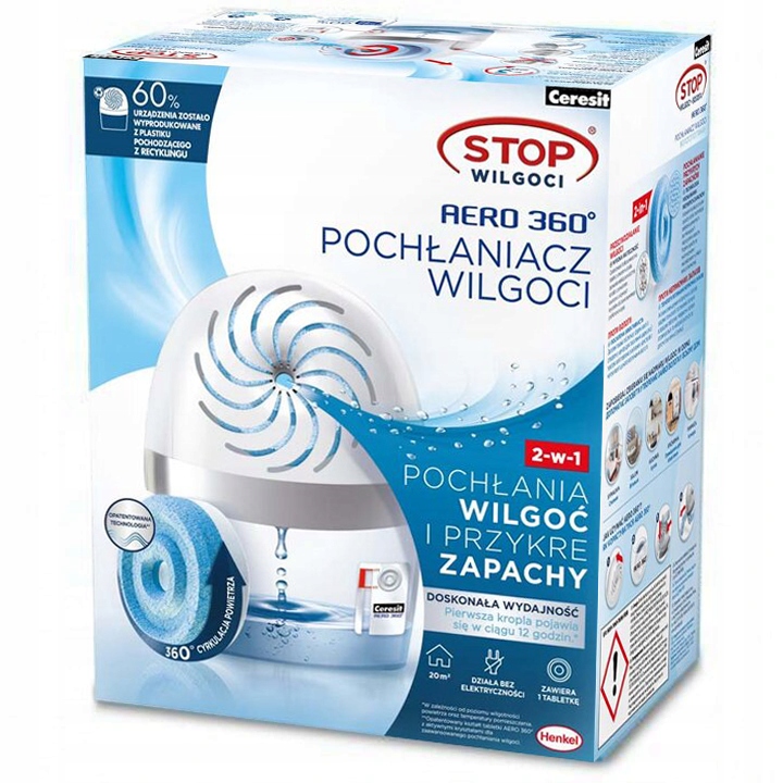 Pohlčovač vlhkosti - Vlhkosť absorbéra metylan aero 360 tabliet