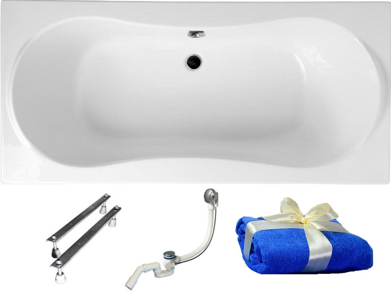 Vaňa - Polimat Long Acrylic BathTub 170x80 Siphon