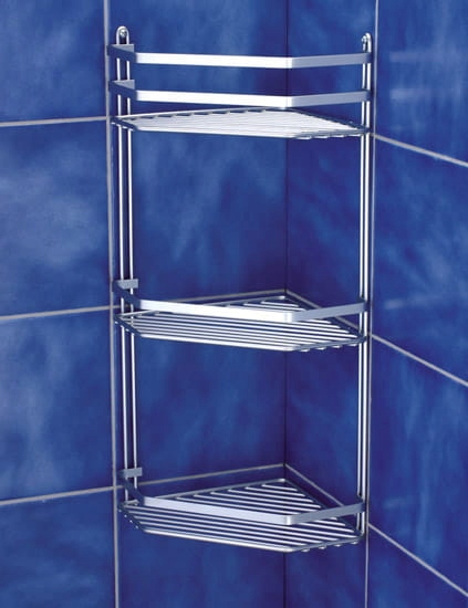 Rohová polica Triple stena Chrome lesk 5 l / GW