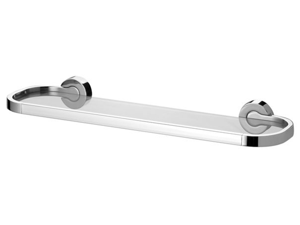 Polica pod zrkadlom VENTURA BISK 05305 Chrome / Glass