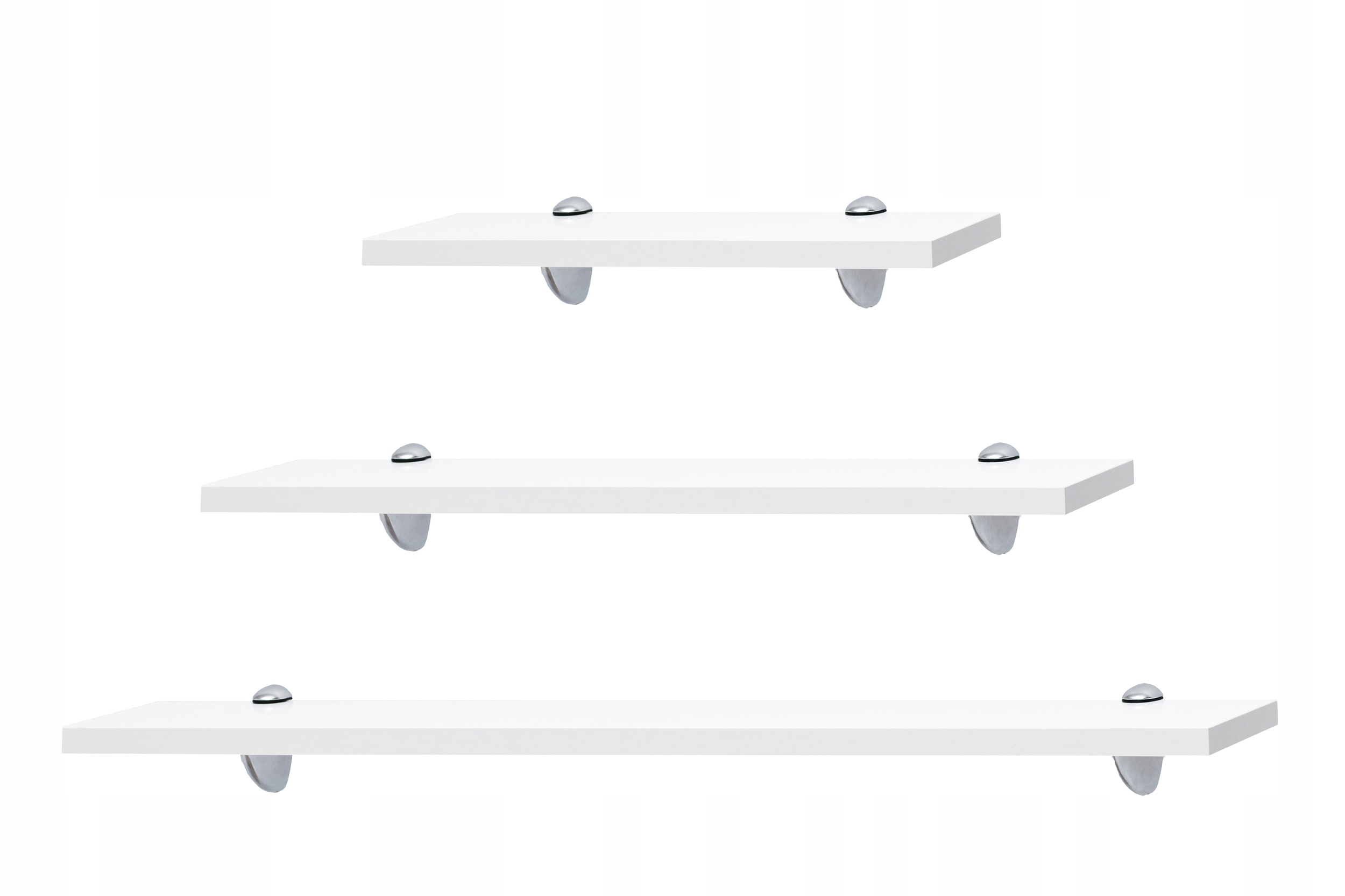 Závesné police Set 40 cm, 50 cm, 60 cm Kúpeľňa