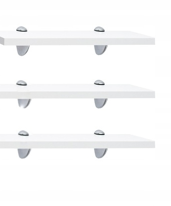 Závesné police Kúpeľňa stena 40cm Set 3ks