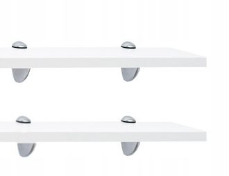 Polička do kúpeľne - Závesná polica Kúpeľňa stena 60 cm set 2 ks