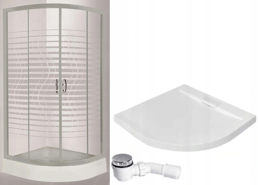 Poľský sprchovací kút 90x90 low slim sprchová vanička