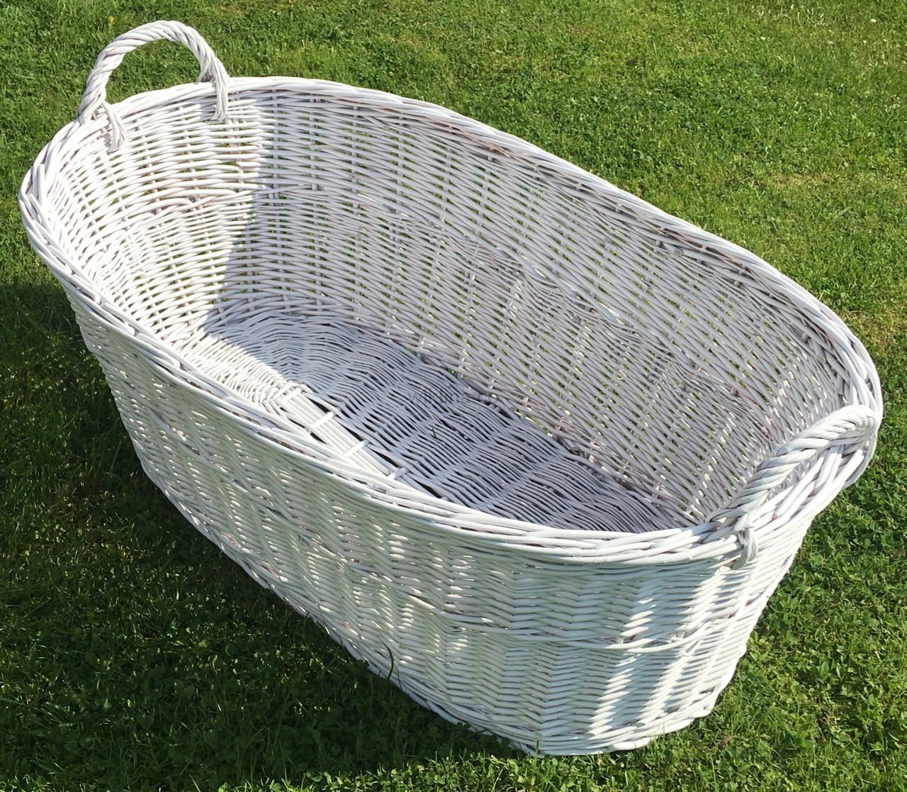 Kôš na bielizeň - Poľský prútený kôš Maggle Bath 100 White