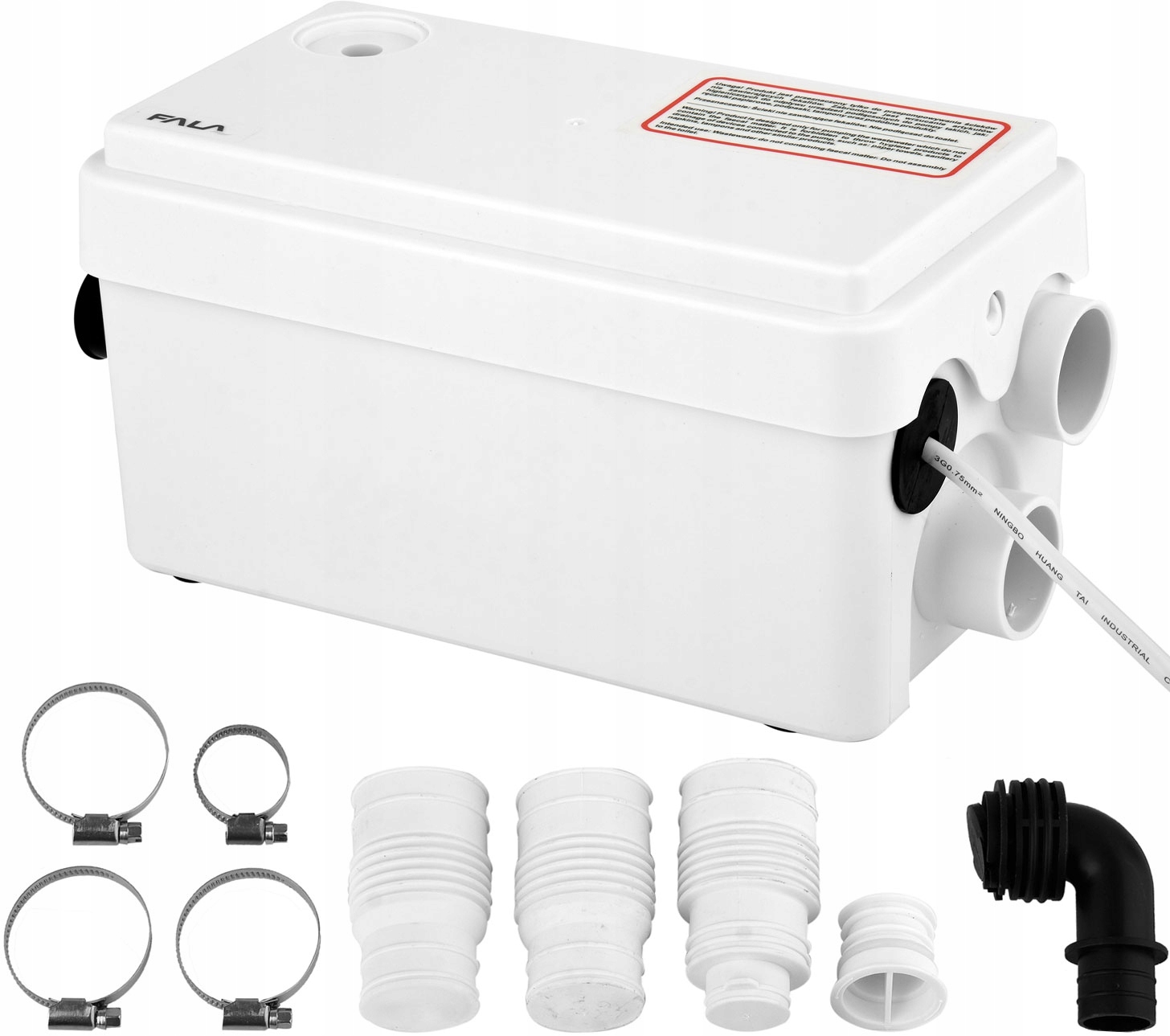 Sanitárne WC čerpadlo -  Sprchová vaňa sprchovacej vody z umývadla 250 W vlny