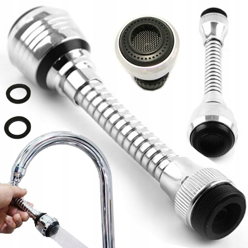 Kuchynská, drezová batéria - Predĺženie batérie Chrome Pearl