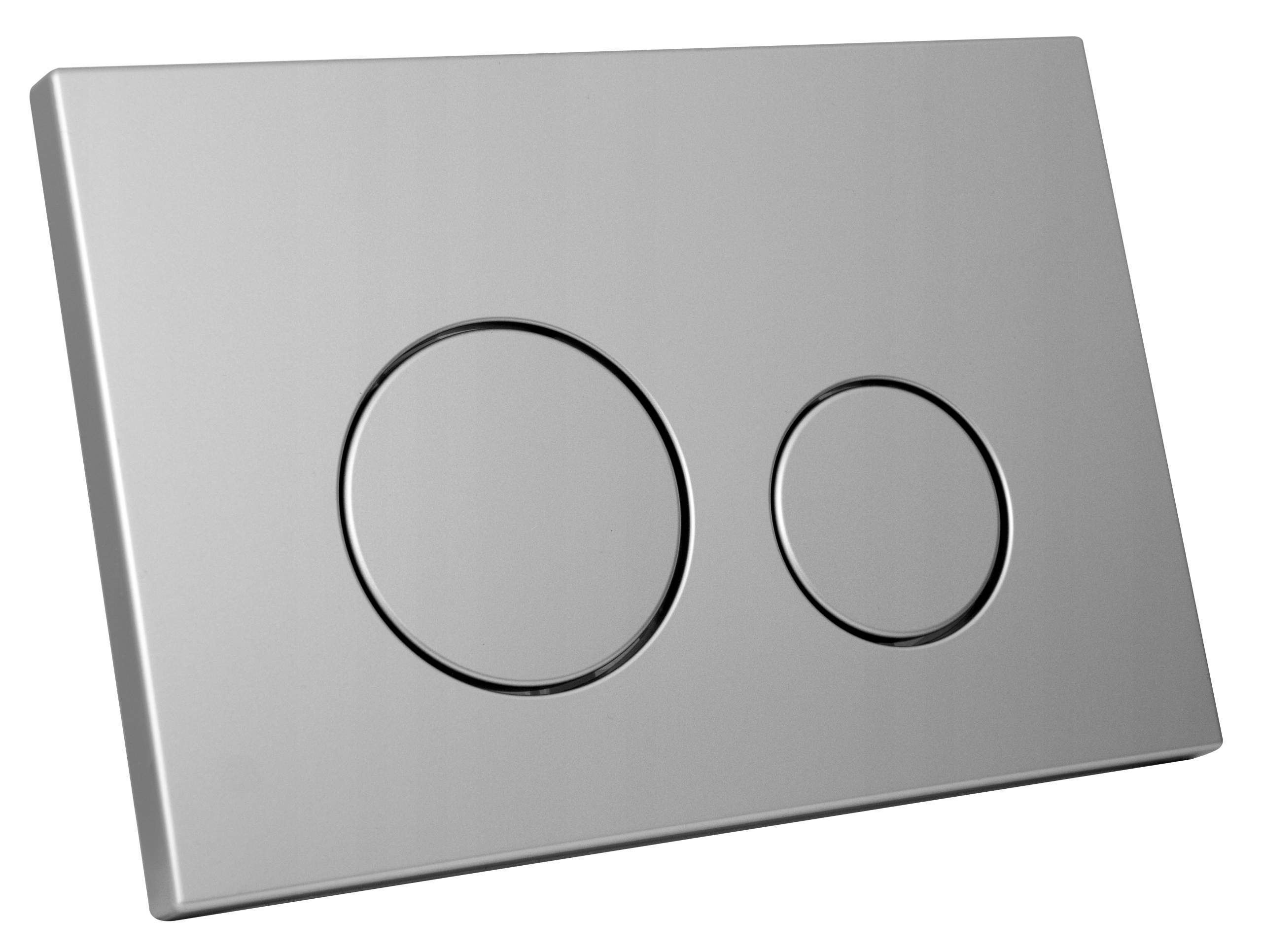Splachovacie WC tlačítko -  Cersanit Chrom Mat. Satiny tlačidlo WC Button