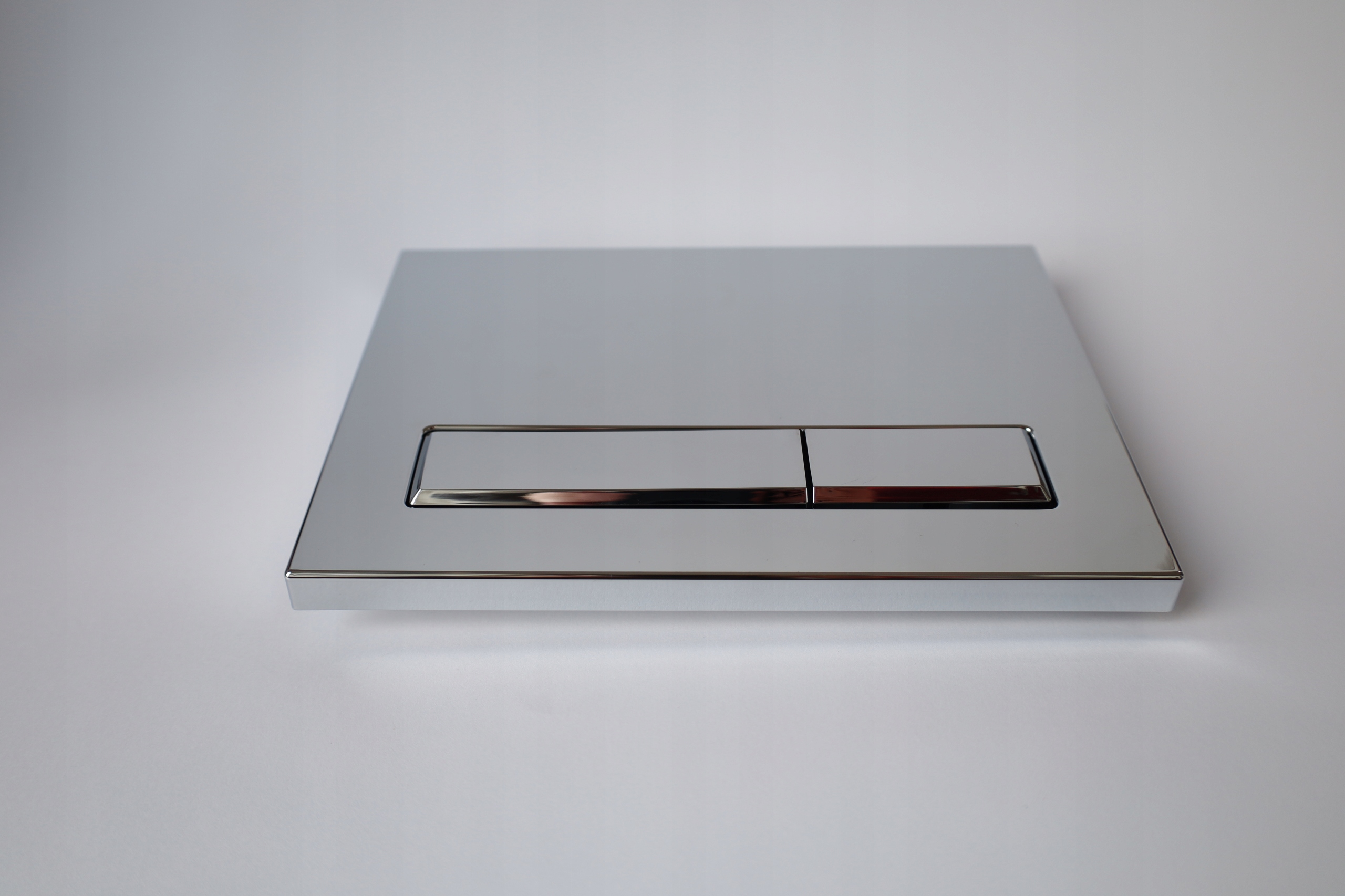 Splachovacie WC tlačítko -  KKPOL Chromed Gloss Clease