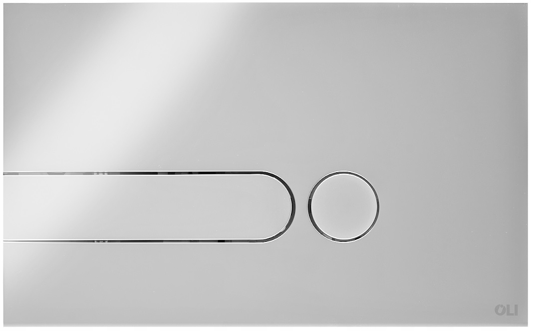 Splachovacie WC tlačítko -  Gombík pre rám blízko Slim / Slim2 Chrome Gloss