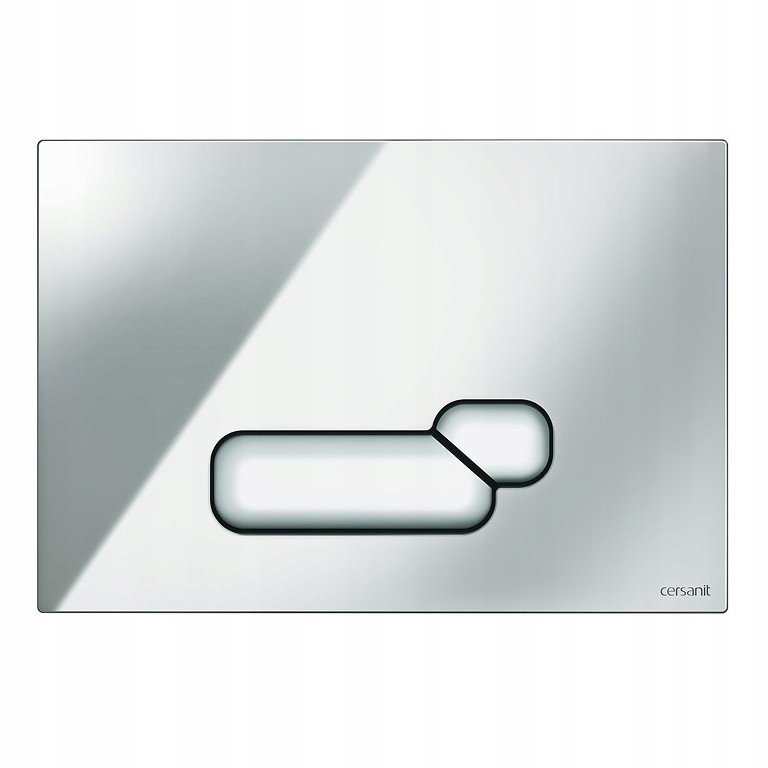 Splachovacie WC tlačítko -  Oplachovanie gombíka Cersanit Actis Chrome Flash
