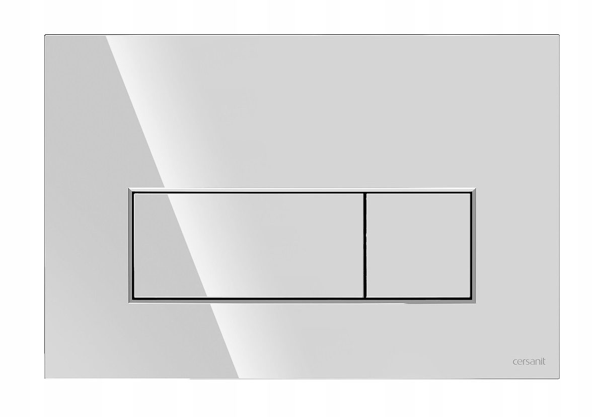 Splachovacie WC tlačítko -  Cersanit Opti B1 Chrome K97-497 Opláchanie tlačidla