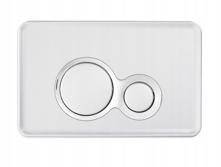 Splachovacie WC tlačítko -  Cersanit oplachovacie gombíky Otto Chrome Mat