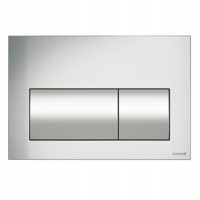 Splachovacie WC tlačítko -  Opláchnutie gombíka Cersanit Presto Chrome Mat