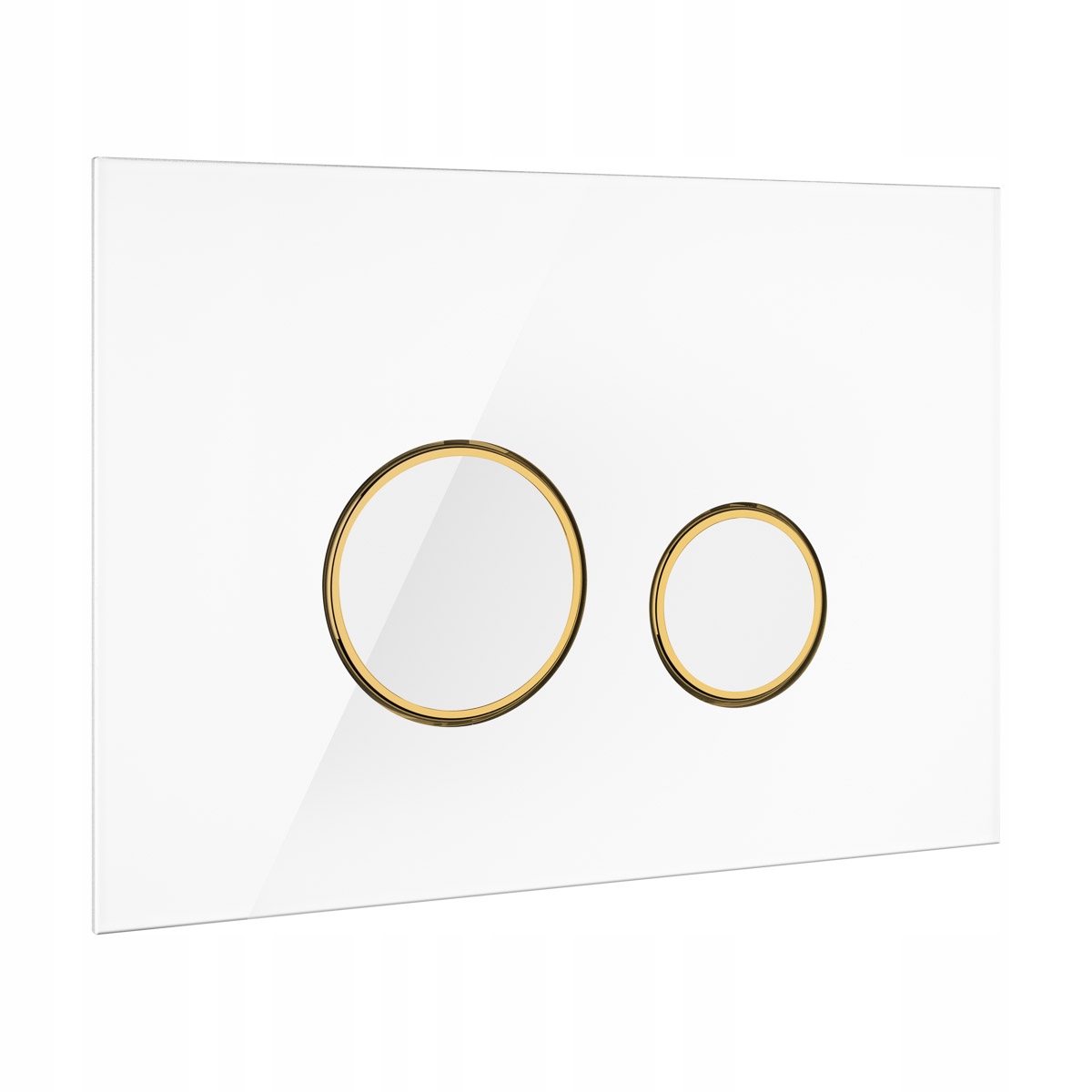 Splachovacie WC tlačítko -  Golden Golden Oltens Glass Flushing Gombíky pre toaletu