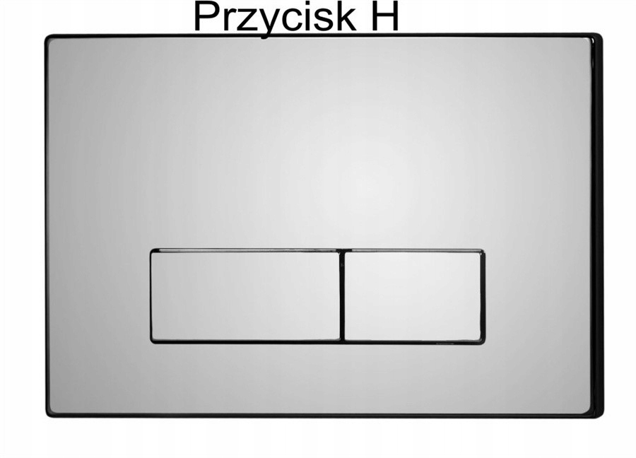 Splachovacie WC tlačítko -  Mock -Button Button WC F Chrom rea
