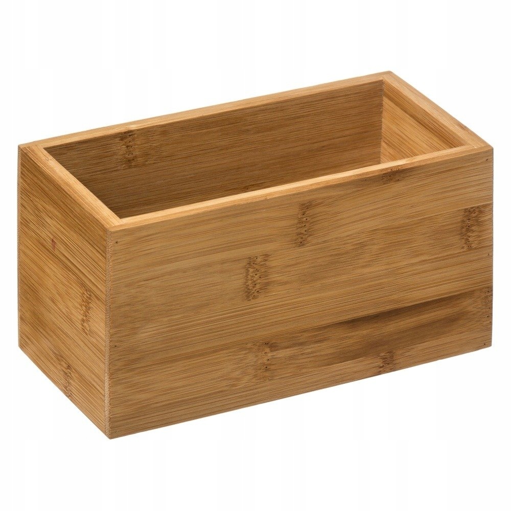 Kúpeľnový organizér - Bambusový box pre malé predmety bambusový kontajner