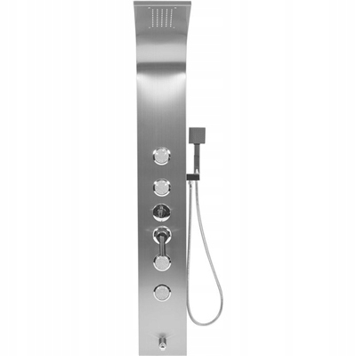 Sprchový panel - Steely 2 sprchový panel inox fala