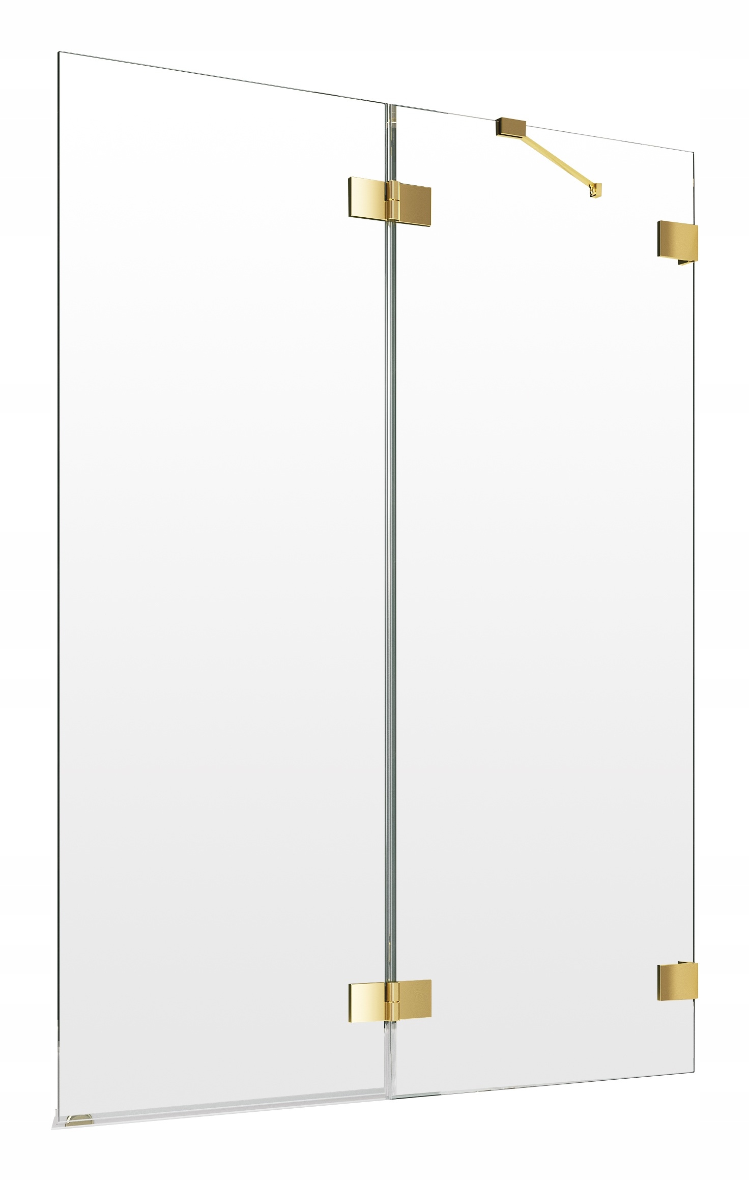 Vaňová zástena - Essenza PRO PND II 110x150 RADAWAY GOLD PAM