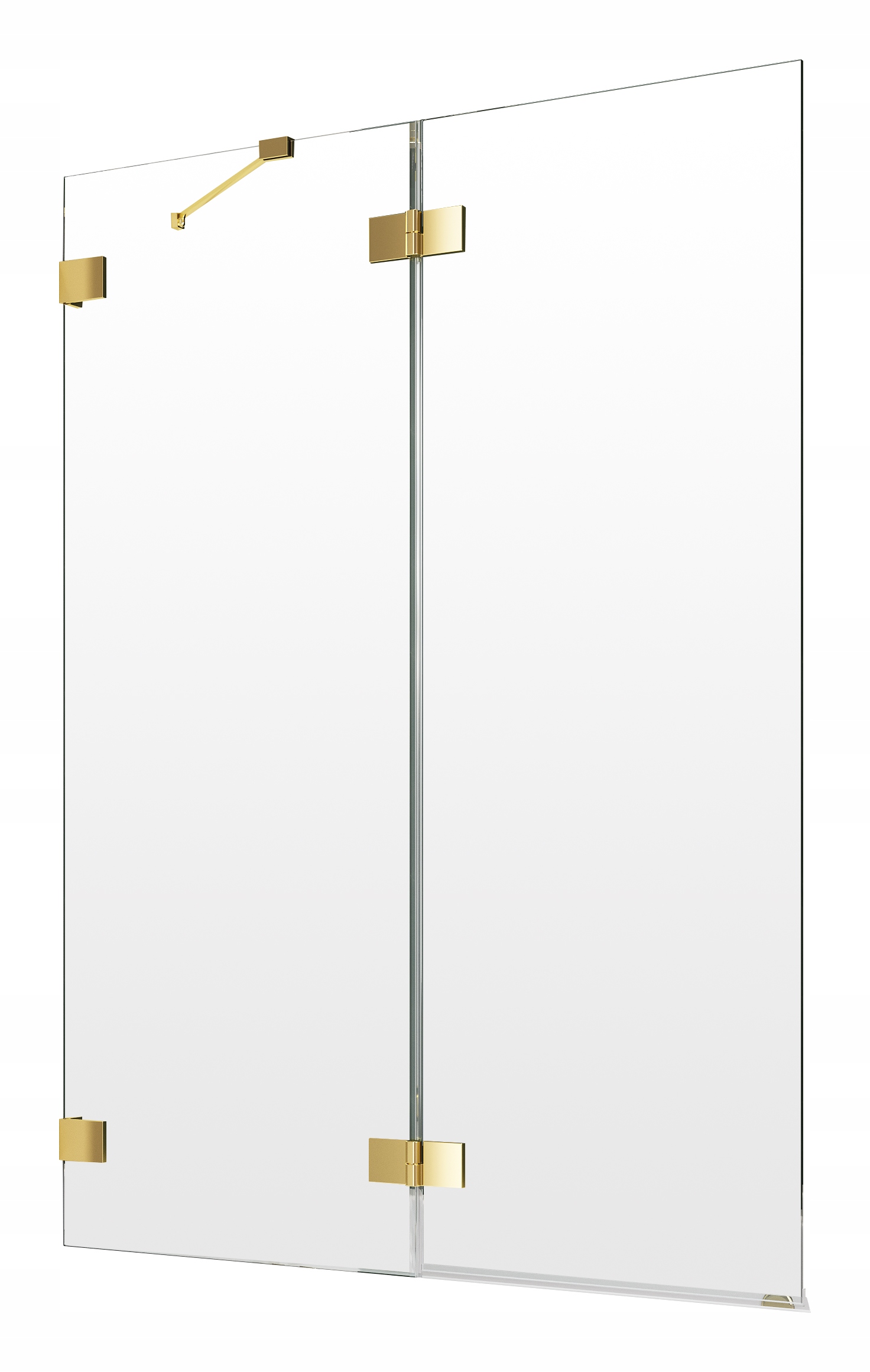 Vaňová zástena - Essenza PRO PND II 120x150 RADAWAY GOLD L SCREE