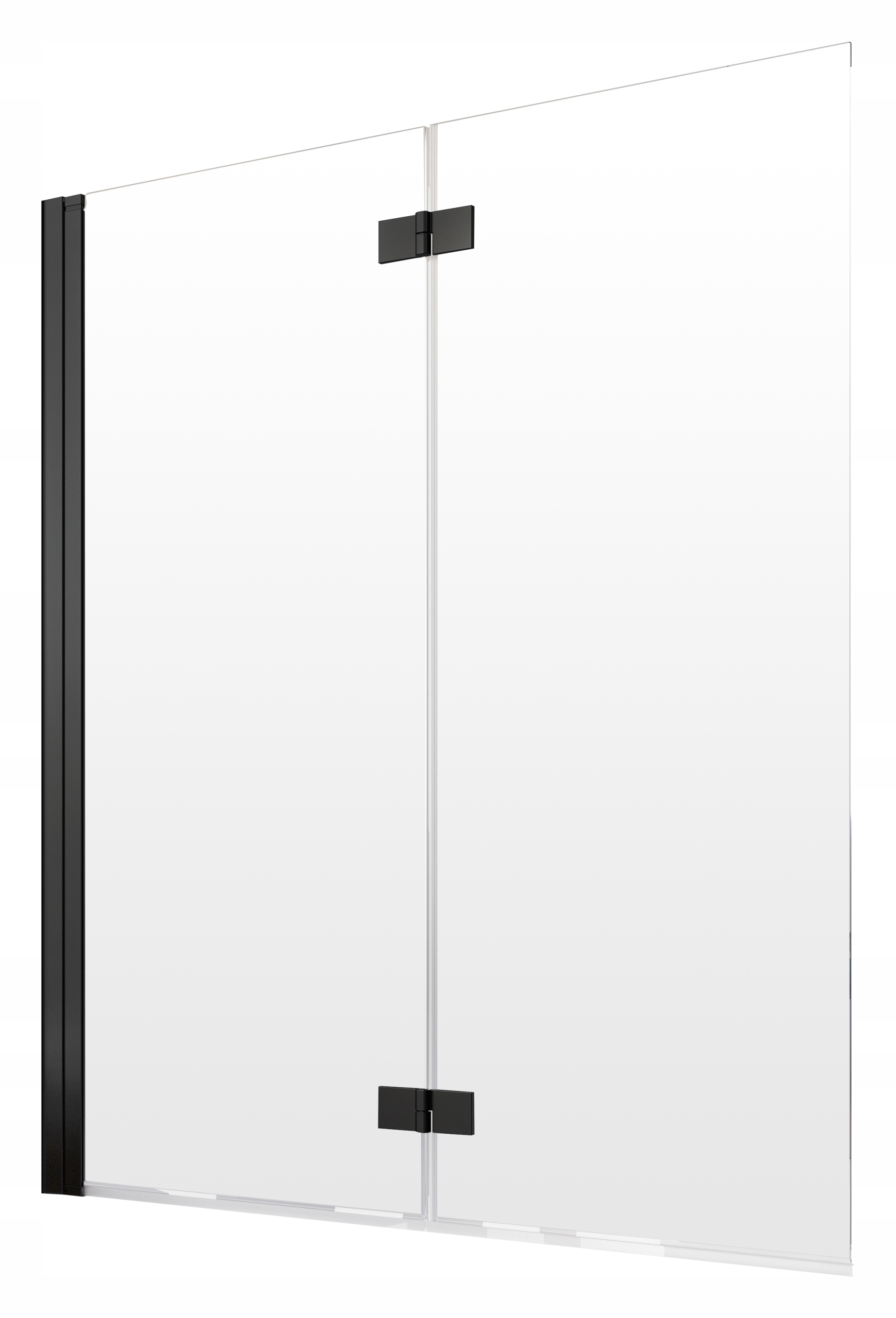 Vaňová zástena - Hewan NES 8 Black PND I 120x150 RADAWAY LEWY