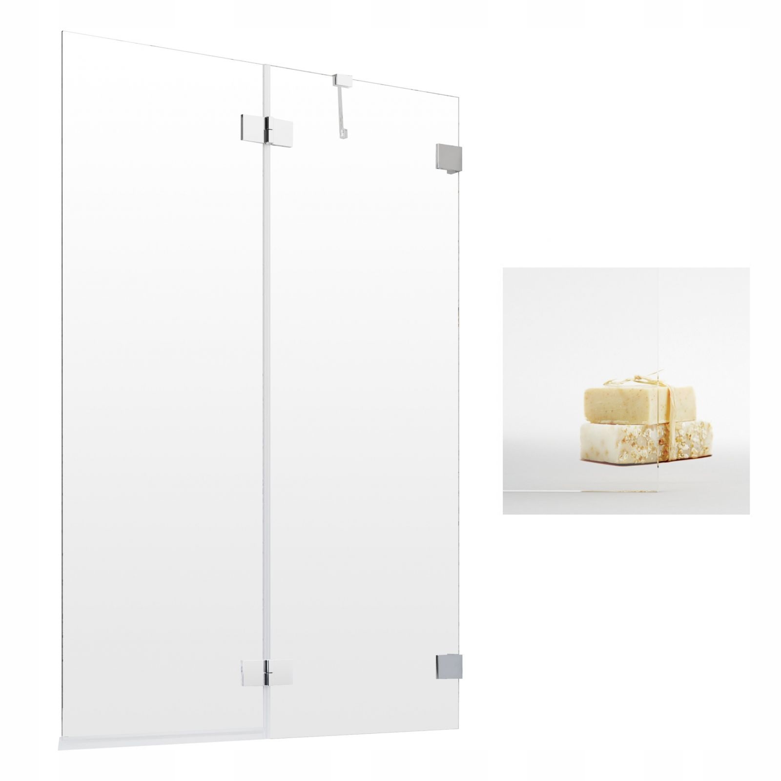 Vaňová zástena - RADAWAY ESSENZA PRO PND PND II 100 ultrakleárna obrazovka