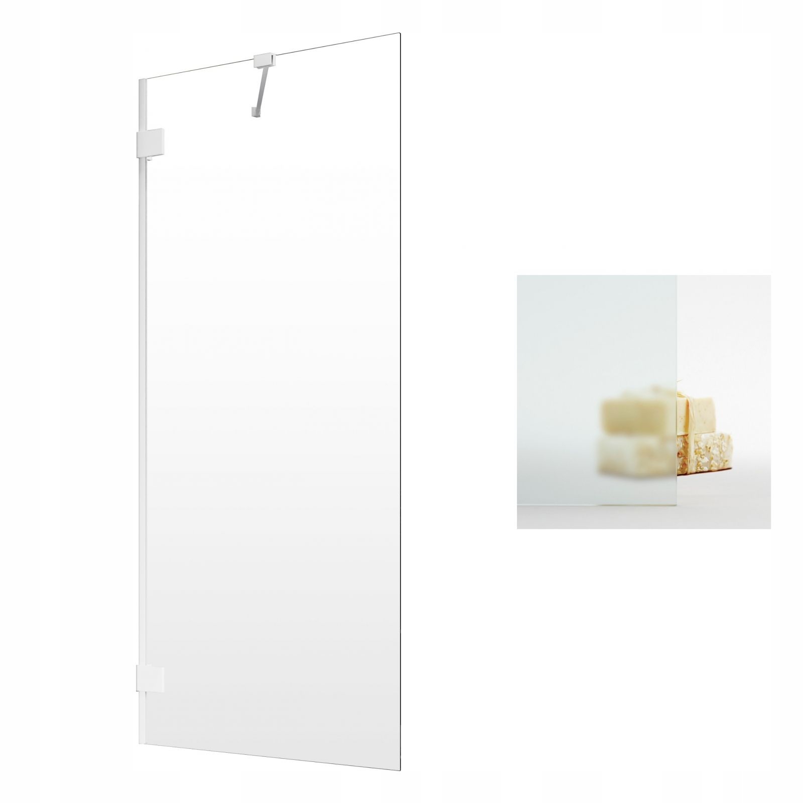 Vaňová zástena - RADAWAY ESSENZA PRO WHITE PNJ II 60 SATIN