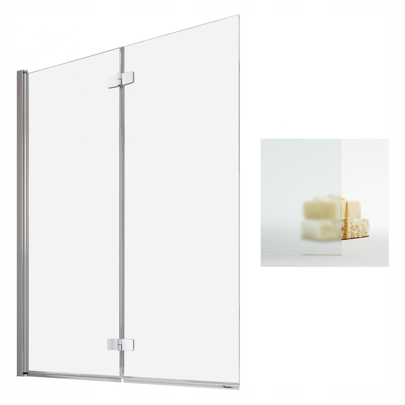 Vaňová zástena - RADAWAY FUENTA NOVÝ PND 120 L SATIN SCRES