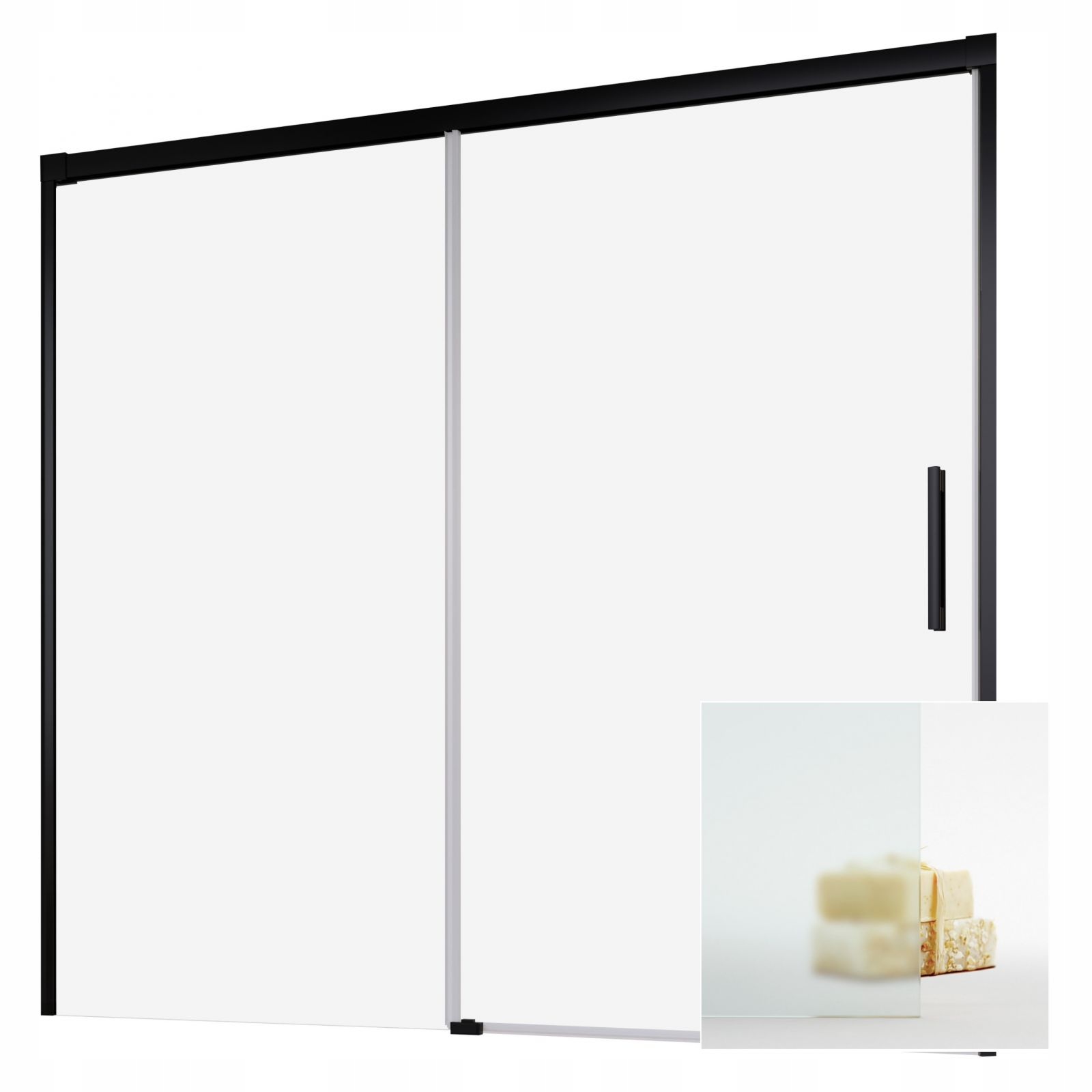Vaňová zástena - DeSinnterale Scanner dva -kus RADAWAY 140 x 150 cm mlieka