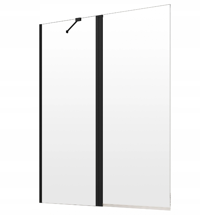 Vaňová zástena - Čierna obrazovka NES Black 8 PND II 130x150 RADAWAY