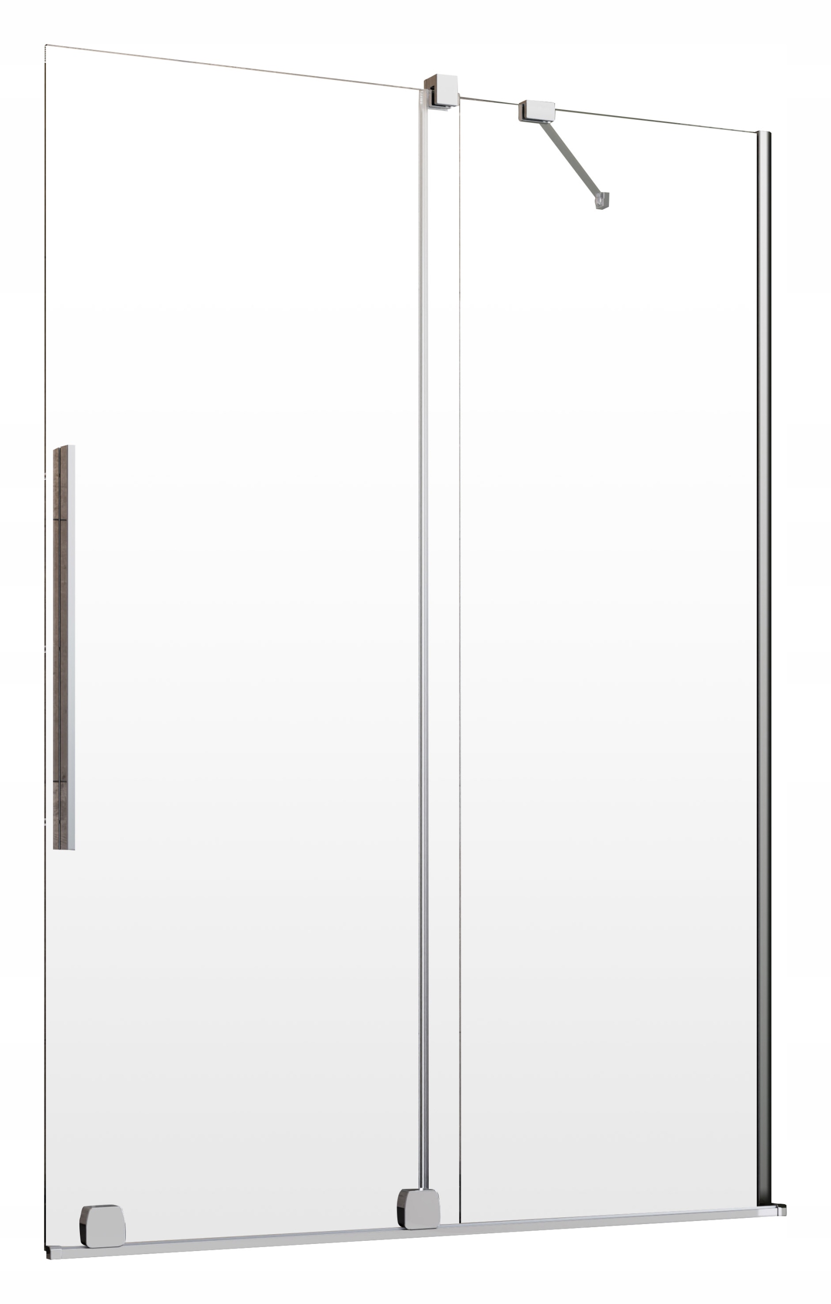 Vaňová zástena - Budova nápad Black PN DWJ 150x150.5 RADAWAY