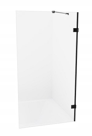 Vaňová zástena - Avexa čierny priezor 50x150