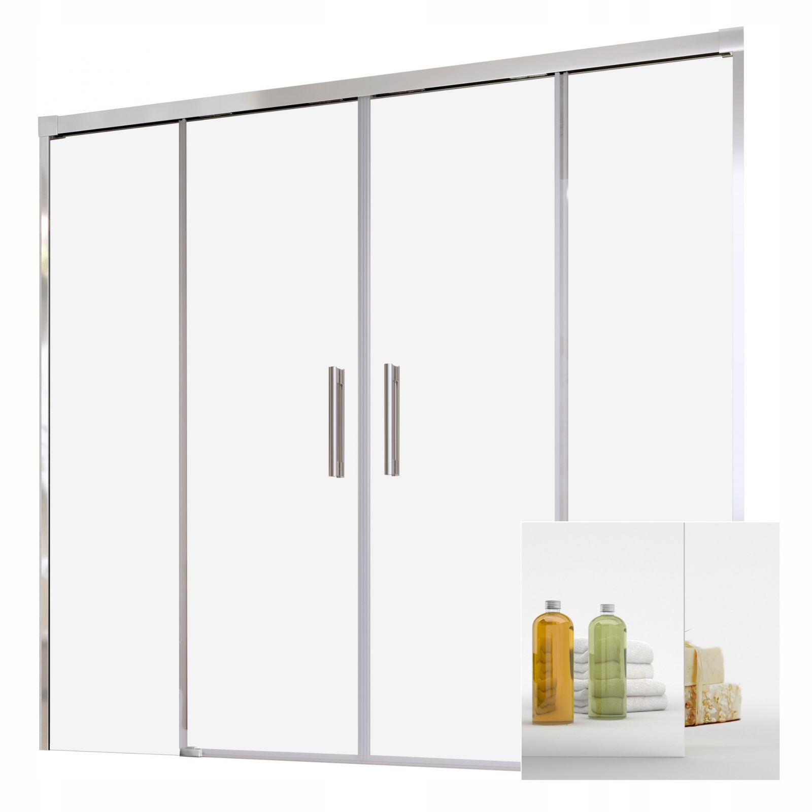 Vaňová zástena - Essenza PND 100x152 RADAWAY SKENER